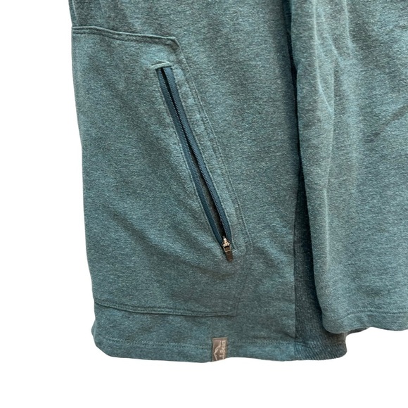 L.L. Bean Blue Cotton Blend Lightweight Hoodie Size XS - Picture 8 of 10